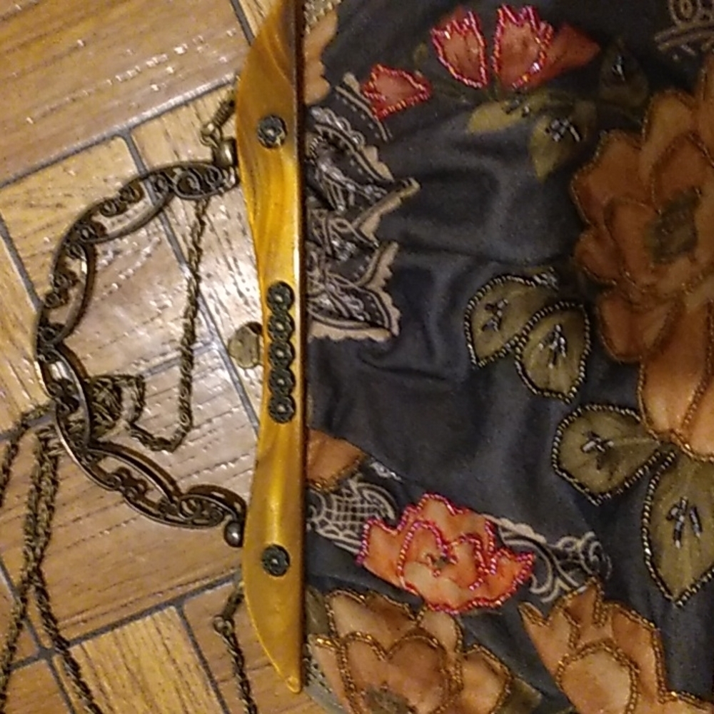 Granny Core VTG Beaded evening bag - Picture 2 of 9